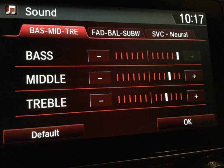 What Does Treble Do in a Car