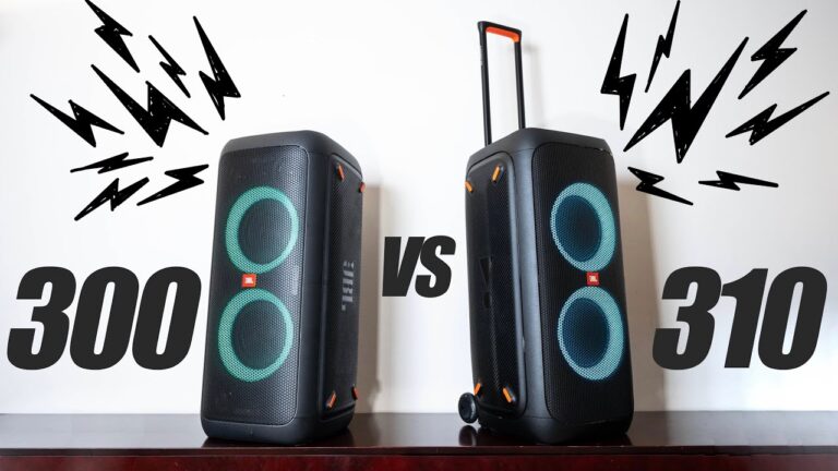 Difference between Jbl Partybox 300 And 310