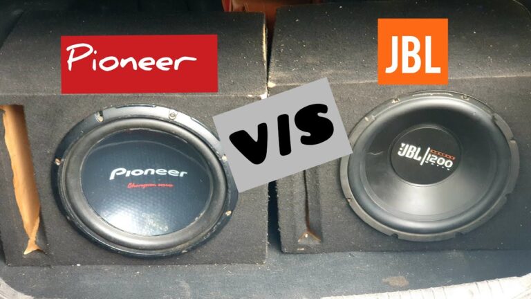 Jbl Vs Pioneer Car Subwoofer