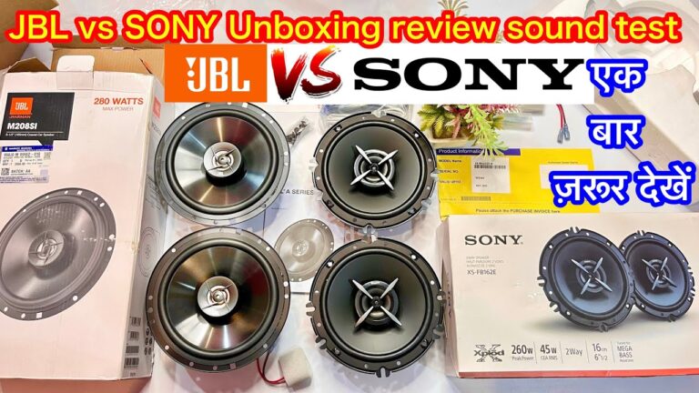 Jbl Vs Sony Car Speakers Review