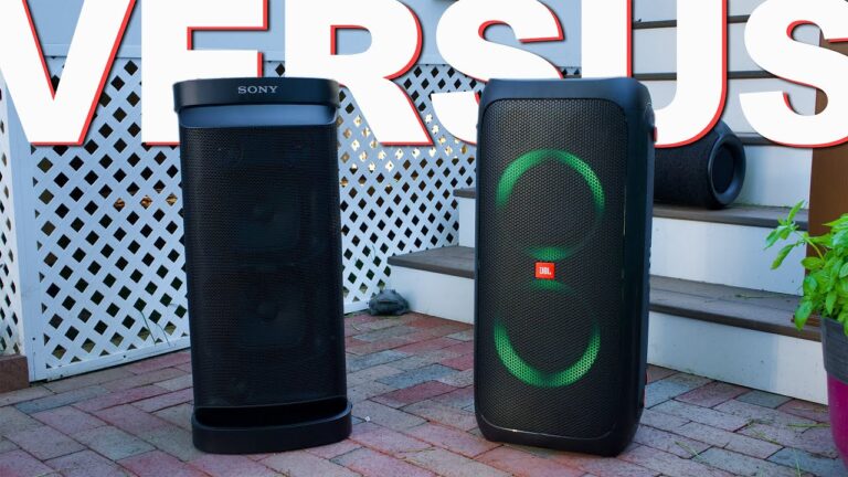 Jbl Vs Sony Party Speakers